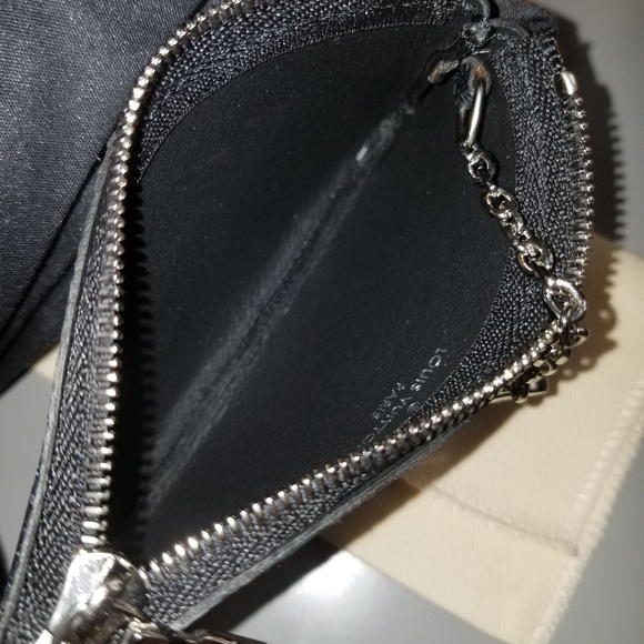 LOUIS VUITTON Key pouch cleft Graphite print/ BRAND NEW - Picture 15 of 16